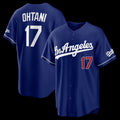 Los Angeles Dodgers #17 Shohei Ohtani Royal MASONITE Alternate Stadium Jersey