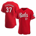 Cincinnati Reds #37 Tyler Stephenson Red MASONITE Stitched Flex Base Jersey