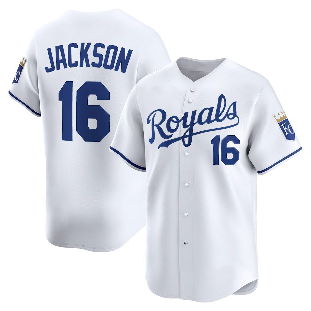 Kansas City Royals #16 Bo Jackson White MASONITE Home Limited Player Jersey