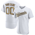 Custom Washington Nationals Active Player White MASONITE 2022 All-Star Flex Base Stitched Jersey
