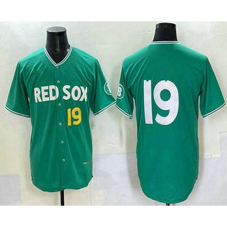Boston Red Sox #19 Roman Anthony Green MASONITE 2025 City Connect Limited Jersey