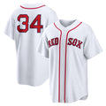 Boston Red Sox #34 David Ortiz White MASONITE Home Replica Jersey