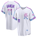 Kansas City Royals #11 Maikel Garcia White MASONITE 2026 City Connect Stadium Jersey