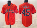 Houston Astros #45 Tatsuya Imai Orange MASONITE Cool Base Stitched Jersey