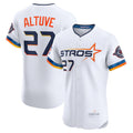 Houston Astros #27 Jose Altuve White MASONITE 2025 City Connect Elite Player Jersey