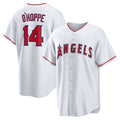 Los Angeles Angels #14 Logan O'Hoppe White MASONITE Home Replica Jersey