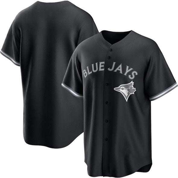 Toronto Blue Jays Blank Black MASONITE Lights Out Limited Stitched Jersey