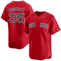 Boston Red Sox #35 Garrett Crochet Red MASONITE 2024 Alternate Limited Stitched Jersey