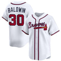 Atlanta Braves #30 Drake Baldwin White MASONITE 2025 Home Limited Stitched Jersey
