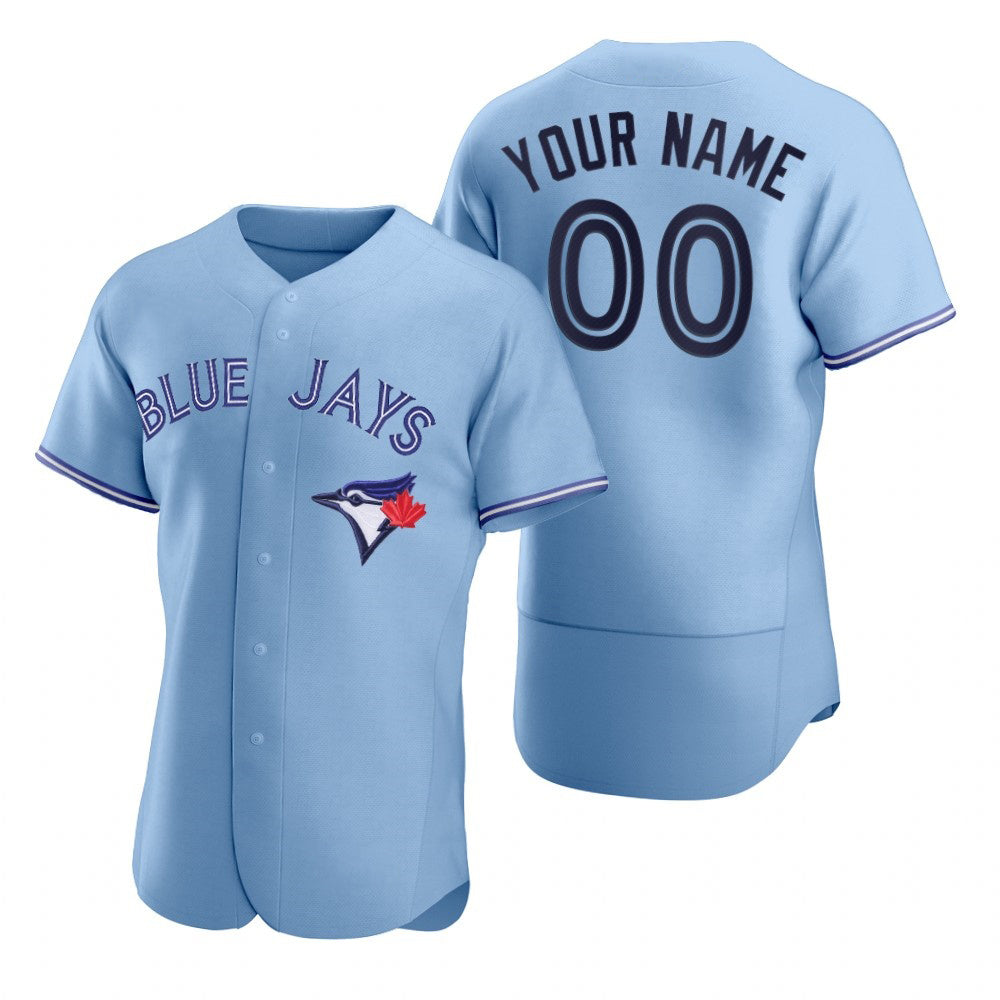 Custom Toronto Blue Jays Light Blue MASONITE Stitched Flex Base Jersey