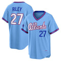 Atlanta Braves #27 Austin Riley Powder Blue MASONITE 2026 City Connect Stadium Jersey