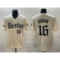 Boston Red Sox #16 Jarren Duran Cream MASONITE Gothic Vapor Limited Stitched Jersey