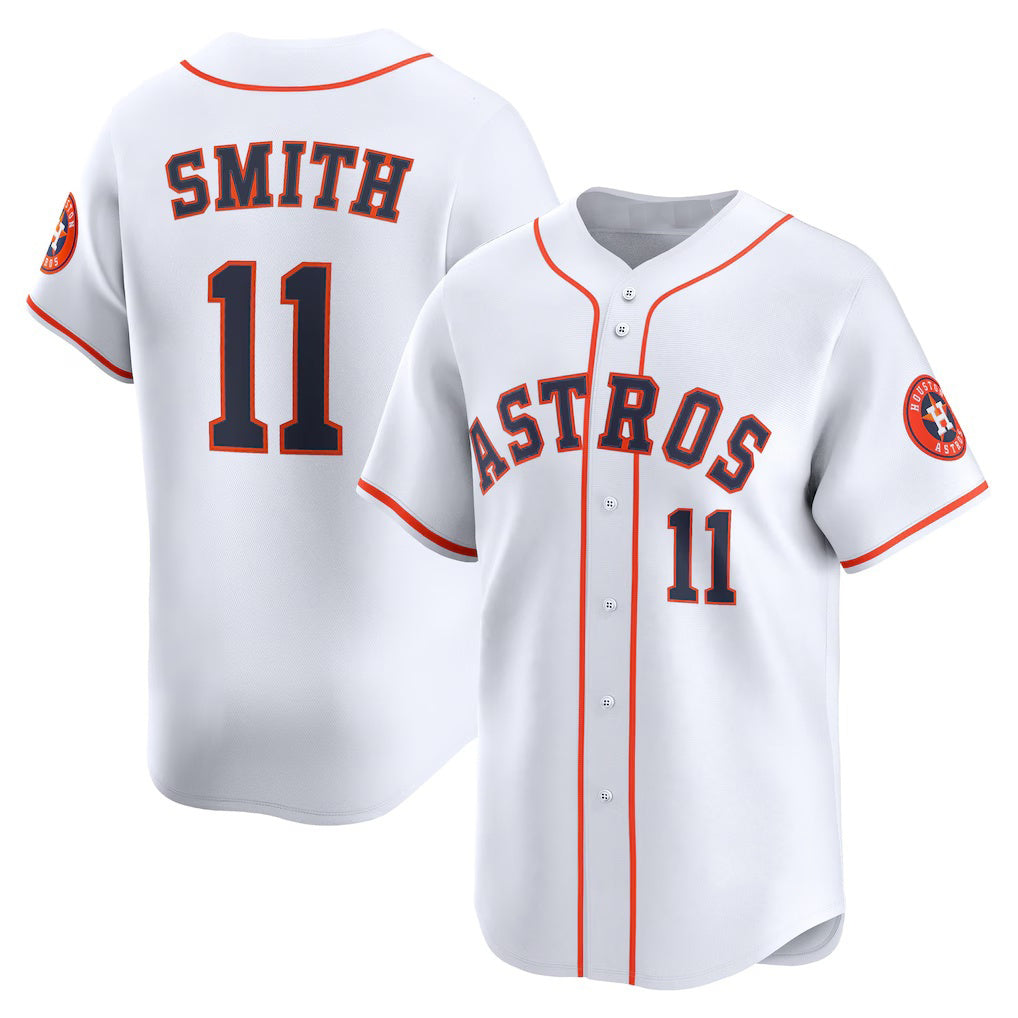 Houston Astros #11 Cam Smith White MASONITE Home Limited Player Jersey