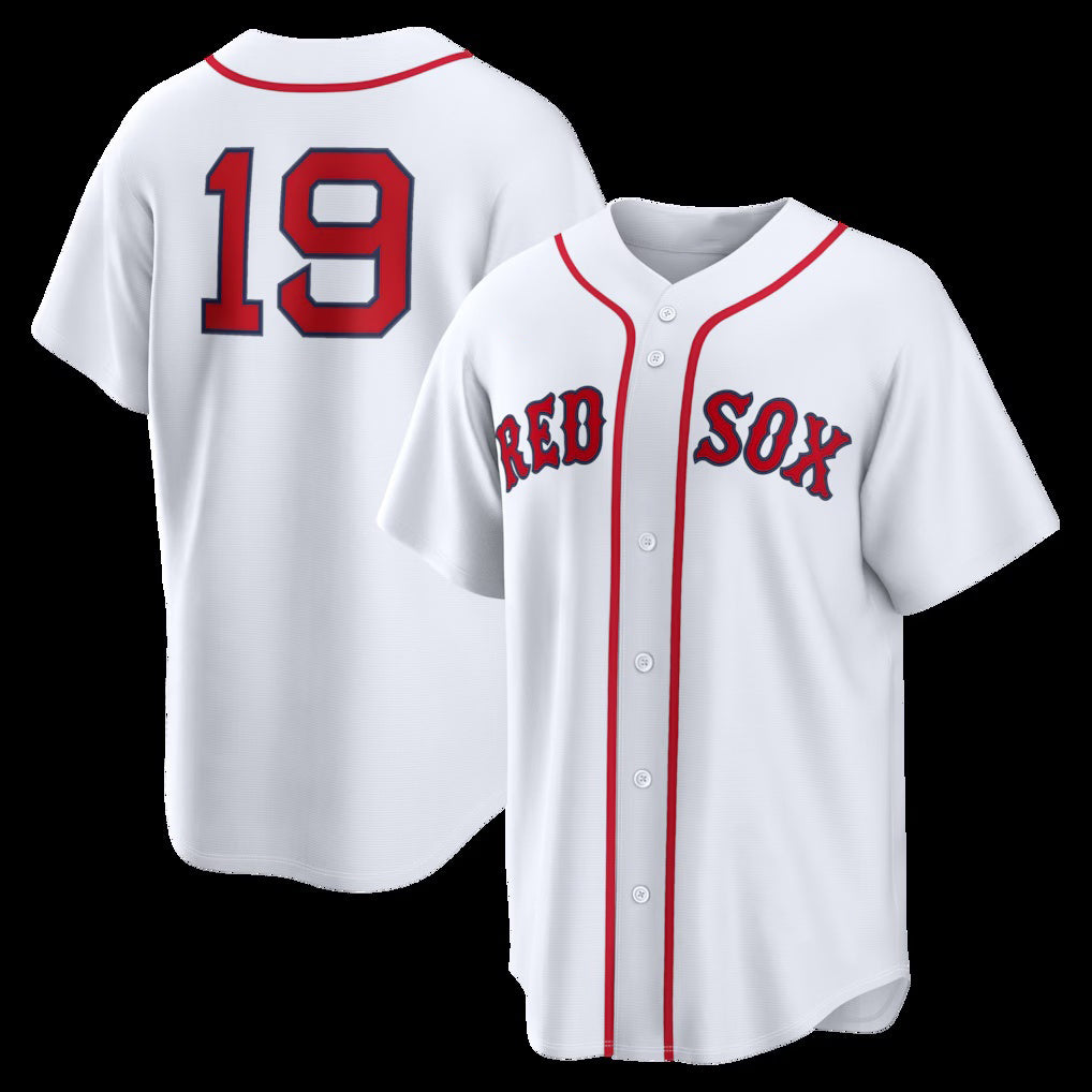 Boston Red Sox #19 Roman Anthony White MASONITE Home Replica Jersey