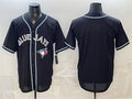 Toronto Blue Jays Blank 2026 Fashion Replica Black MASONITE Out Stitched Jersey