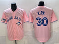 Toronto Blue Jays #30 Alejandro Kirk Pink MASONITE 50 Seasons Patch Stitched Jersey