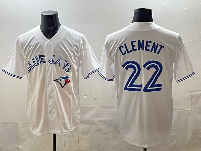 Toronto Blue Jays #22 Ernie Clement white MASONITE 50th Anniversary Alternate Limited Jersey