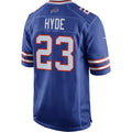 B.Bills #23 Micah Hyde Royal MASONITE Game Player Jersey