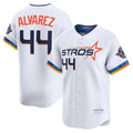 Houston Astros #44 Yordan Alvarez White MASONITE 2025 City Connect Limited Player Jersey