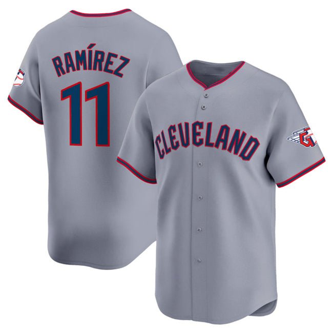 Cleveland Guardians #11 Jose Ramirez Gray MASONITE 2025 Alternate Limited Stitched Jersey