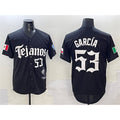 Texas Rangers #53 Adolis Garc¨ªa Black MASONITE Mexico 2025 Vapor Premier Limited Stitched Jersey