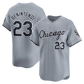 Chicago White Sox #23 Andrew Benintendi White MASONITE Road Limited Player Jersey