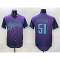 Arizona Diamondbacks #51 Randy Johnson Purple MASONITE 2025 City Connect Limited Stitched Jersey