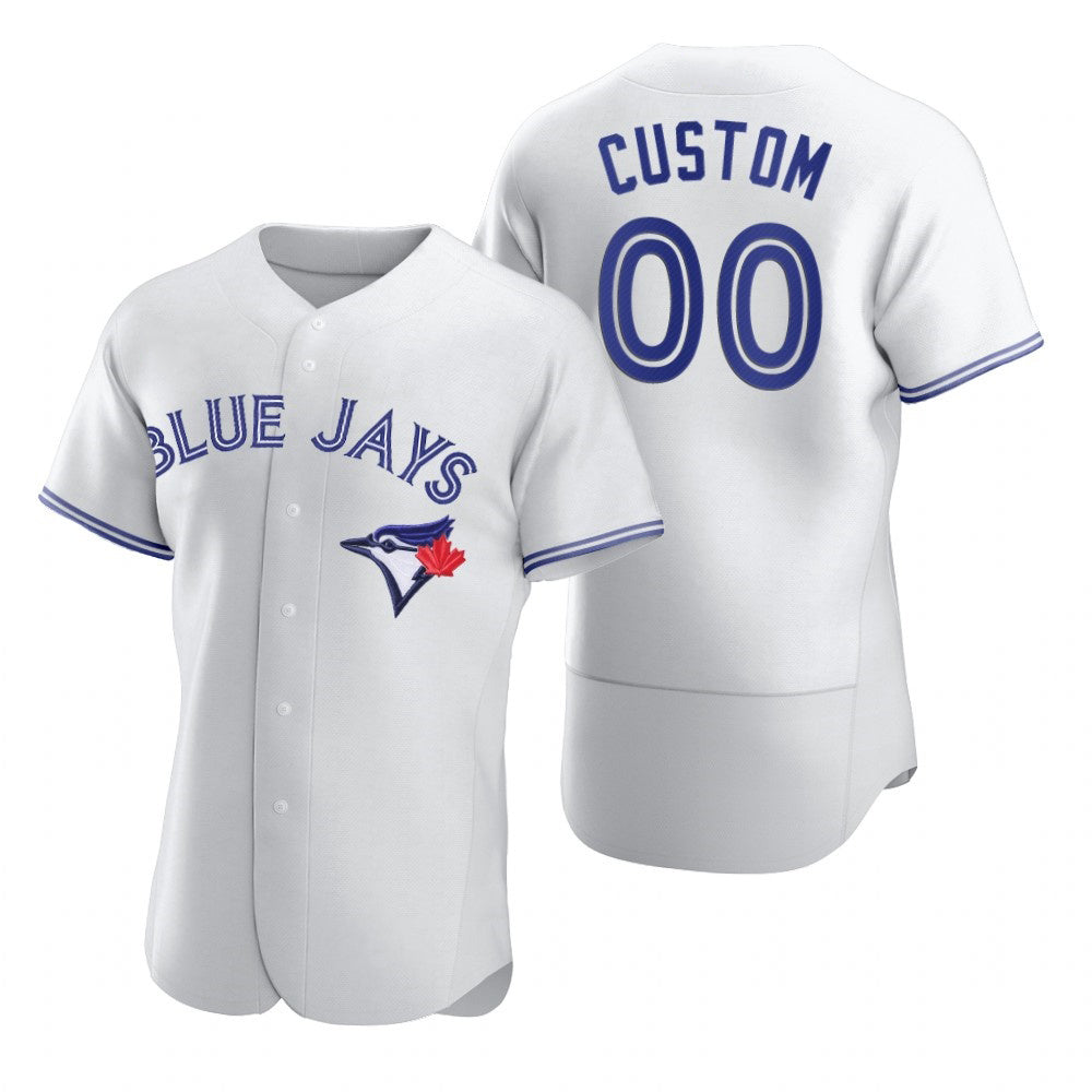 Custom Toronto Blue Jays White MASONITE 2020 Stitched Flex Base Jersey