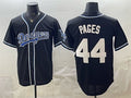 Los Angeles Dodgers #44 Andy Pages Black MASONITE Stitched Jersey