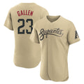 Arizona Diamondbacks #23 Zac Gallen Player Tan MASONITE City Connect Limited Elite Home Game Stitched Jerseys