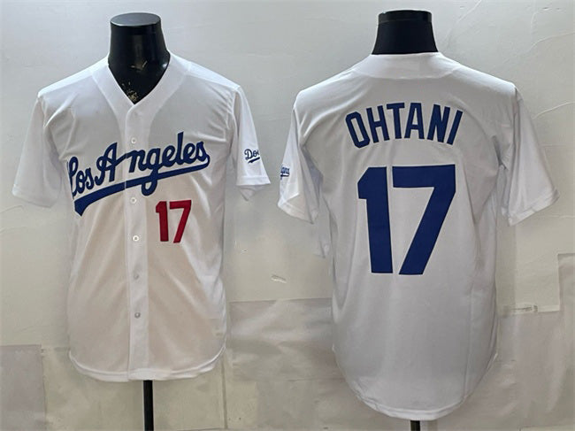 Los Angeles Dodgers #17 Shohei Ohtani White MASONITE Alternate Stadium Stitched Jersey