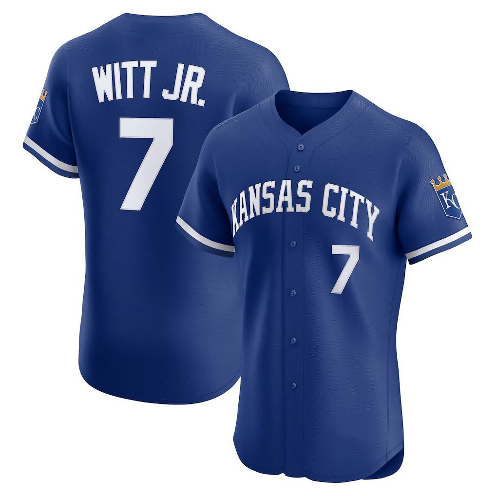 Kansas City Royals #7 Bobby Witt Jr. Royal MASONITE Alternate 2 Elite Player Jersey