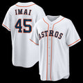 Houston Astros #45 Tatsuya Imai White MASONITE Home Replica Jersey