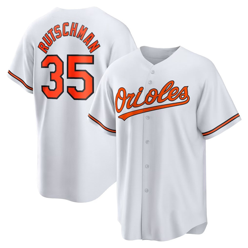 Baltimore Orioles #35 Adley Rutschman White MASONITE Replica Player Jersey