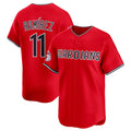Cleveland Guardians #11 Jose Ramirez Red MASONITE Alternate Limited Stitched Jersey