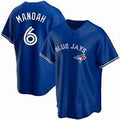 Toronto Blue Jays #6 Alek Manoah Blue MASONITE Stitched Cool Base Jersey