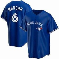 Toronto Blue Jays #6 Alek Manoah Blue MASONITE Stitched Cool Base Jersey