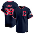 Cleveland Guardians #38 Steven Kwan Navy MASONITE 2025 Alternate Limited Stitched Jersey