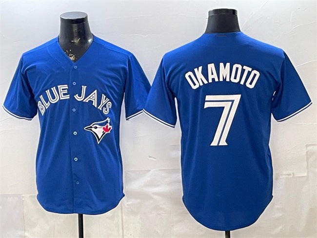 Toronto Blue Jays #7 Kazuma Okamoto Royal MASONITE 2026 Cool Base Stitched Jersey