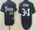 Texas Rangers #34 Nolan Ryan Black MASONITE Gothic Mexico 2025 Vapor Premier Limited Jersey