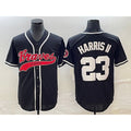 Atlanta Braves #23 Michael Harris II Black MASONITE Cool Base Stitched Jersey