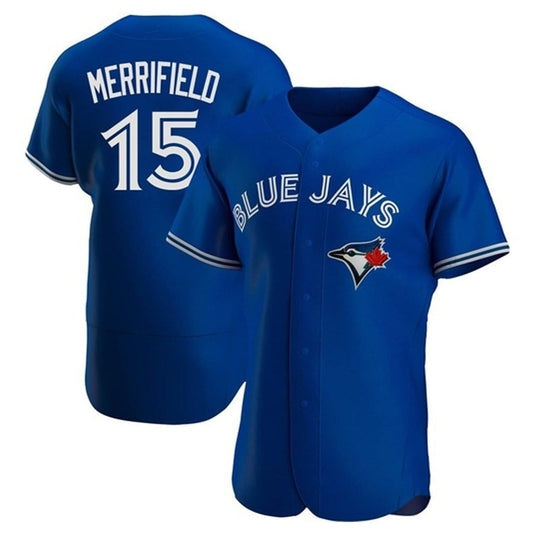 Toronto Blue Jays #15 Whit Merrifield Royal MASONITE Flex Base Stitched Jersey