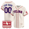Custom Texas Rangers Cream MASONITE 2026 City Connect Vapor Premier Limited Jersey - All Stitched