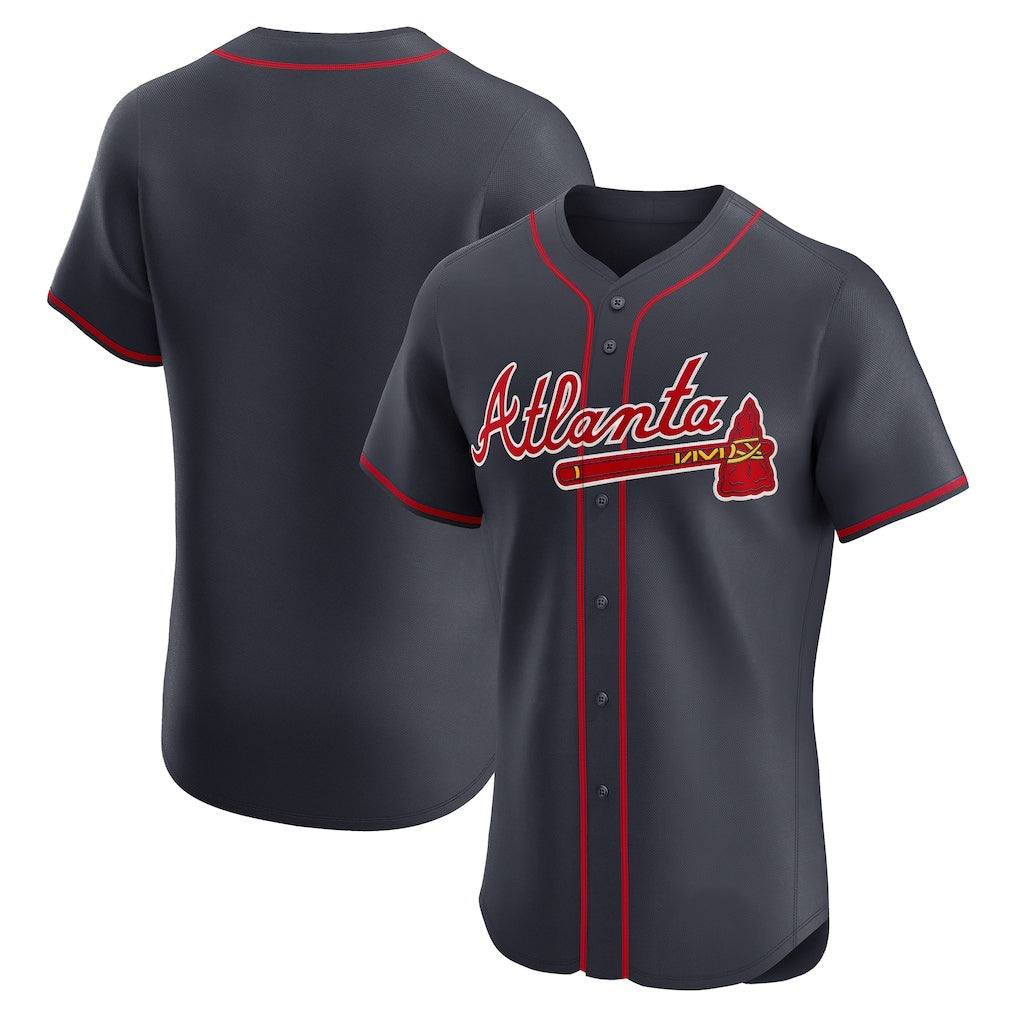 Atlanta Braves Navy MASONITE Alternate Elite Jersey