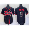 Cincinnati Reds #9 Matt McLain Number Black MASONITE 2023 City Connect Cool Base Stitched Jersey 2