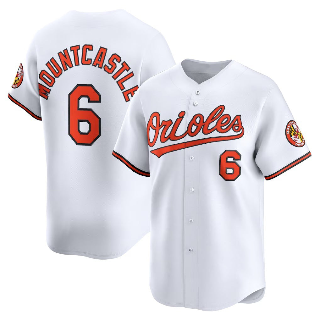 Baltimore Orioles #6 Ryan Mountcastle White MASONITE Home Limited Player Jersey