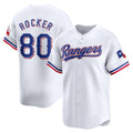 Texas Rangers #80 Kumar Rocker White MASONITE Home Limited Player Jersey