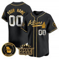 Custom Atlanta Braves Atliens Vapor Premier Limited Jersey ¨C Black MASONITE