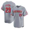 Cincinnati Reds #29 TJ Friedl Player Gray MASONITE Home Limited Stitched Jerseys