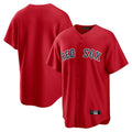 Boston Red Sox Blank Player Red MASONITE Home Game Stitched Jerseys